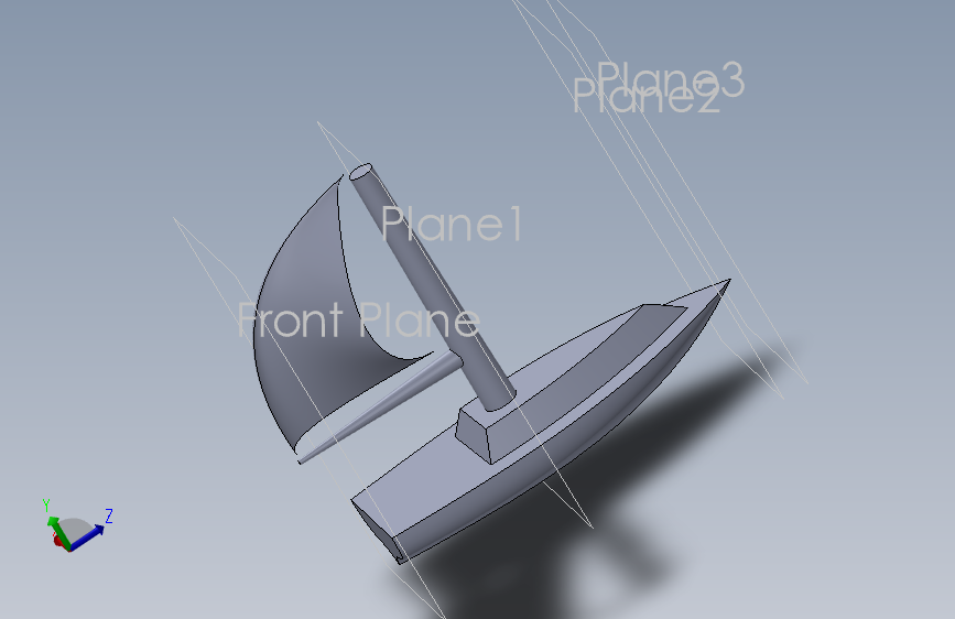 G046818-船 (179)=轮船船体 主视图