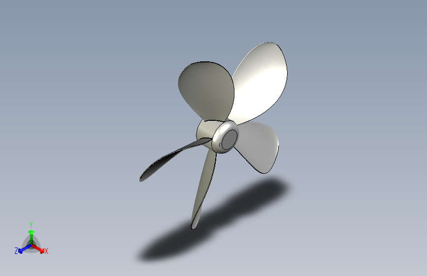 G046991-船模型螺旋桨=轮船船体