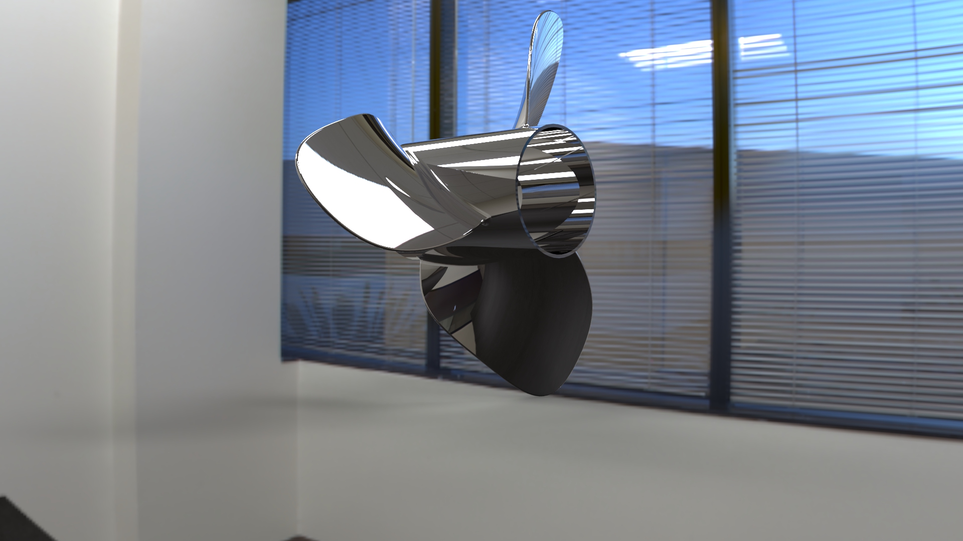 G047124-船用螺旋桨,制造正确 V5R20=轮船船体