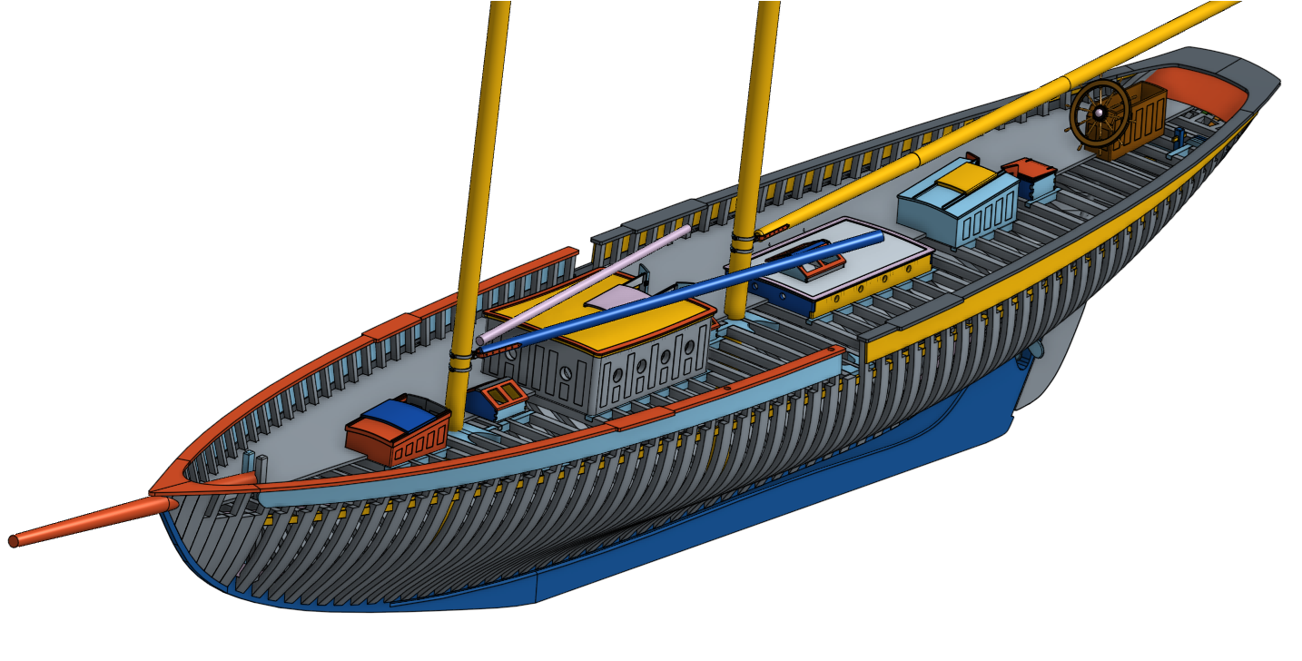 G047184-大篷车十二生肖=轮船船体