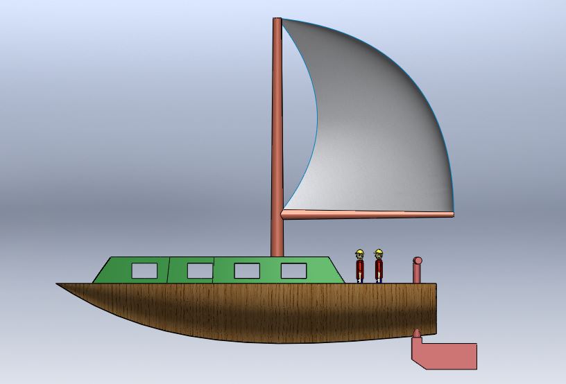 G047316-帆船 (17)=轮船船体