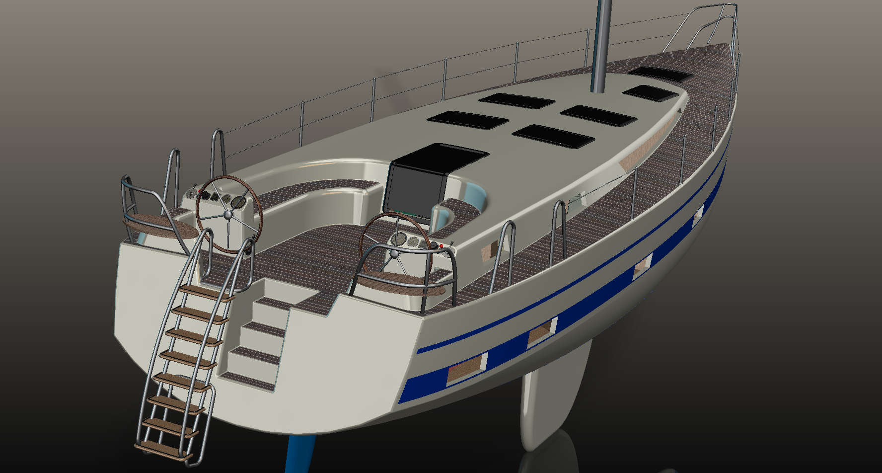 G047320-帆船 14米60厘米=轮船船体