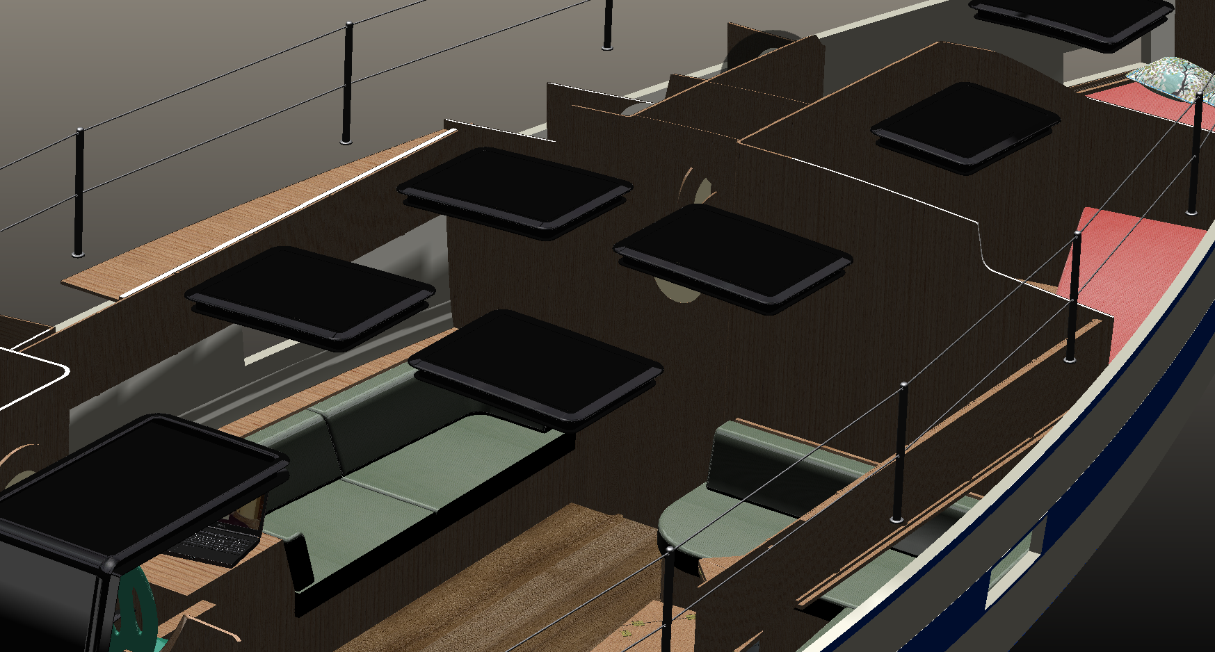 G047320-帆船 14米60厘米=轮船船体