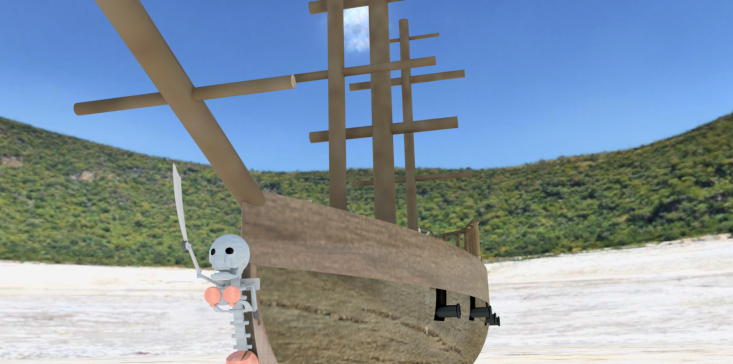 G047471-海盗船 (3)=轮船船体