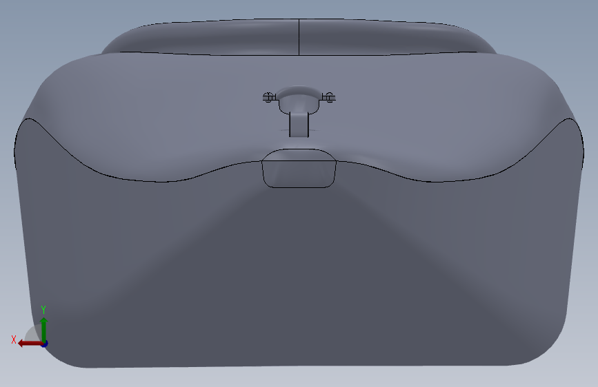 G047743-凯亚克=轮船船体 背面视图
