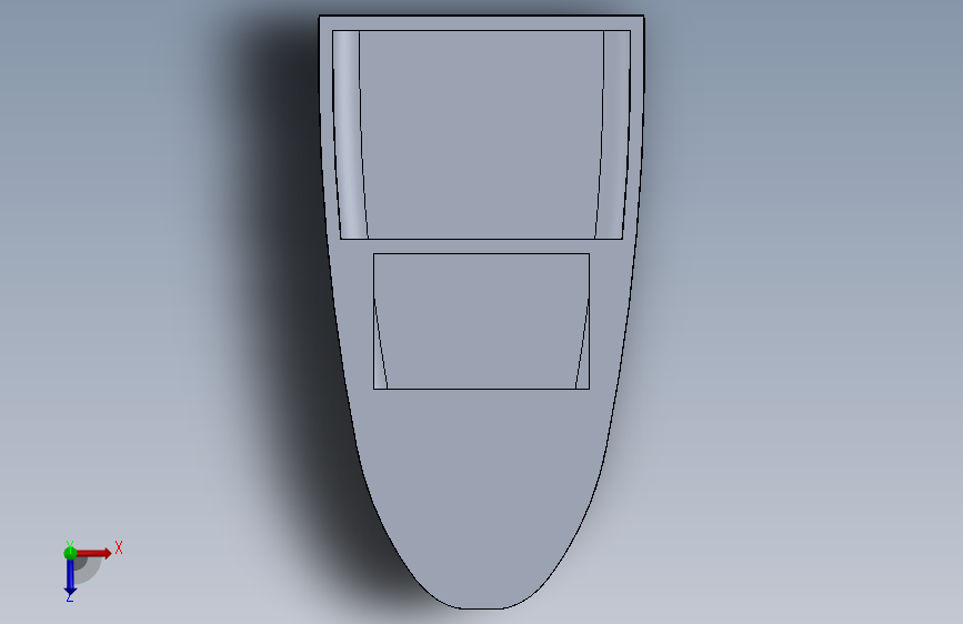 G047757-可疑的船体=轮船船体 俯视图