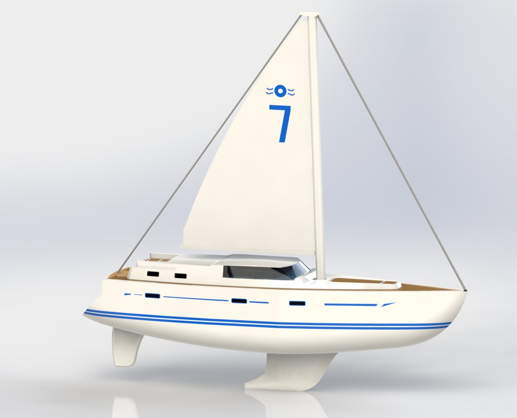 G048048-牡蛎帆船545=轮船船体