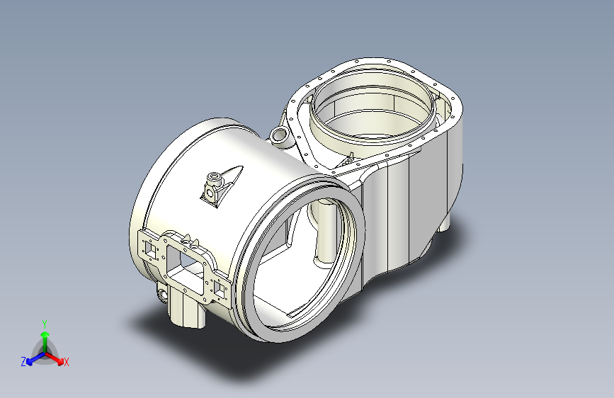 G048096-排气歧管船用柴油发动机=轮船船体