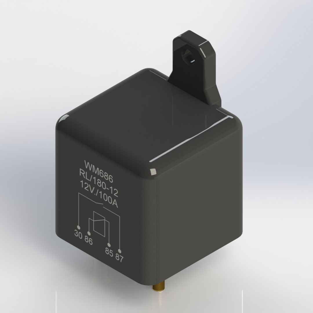 G048155-汽车继电器12V._100A 4PIN汽车，船，汽车等=轮船船体
