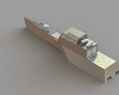 G048211-三体船=轮船船体