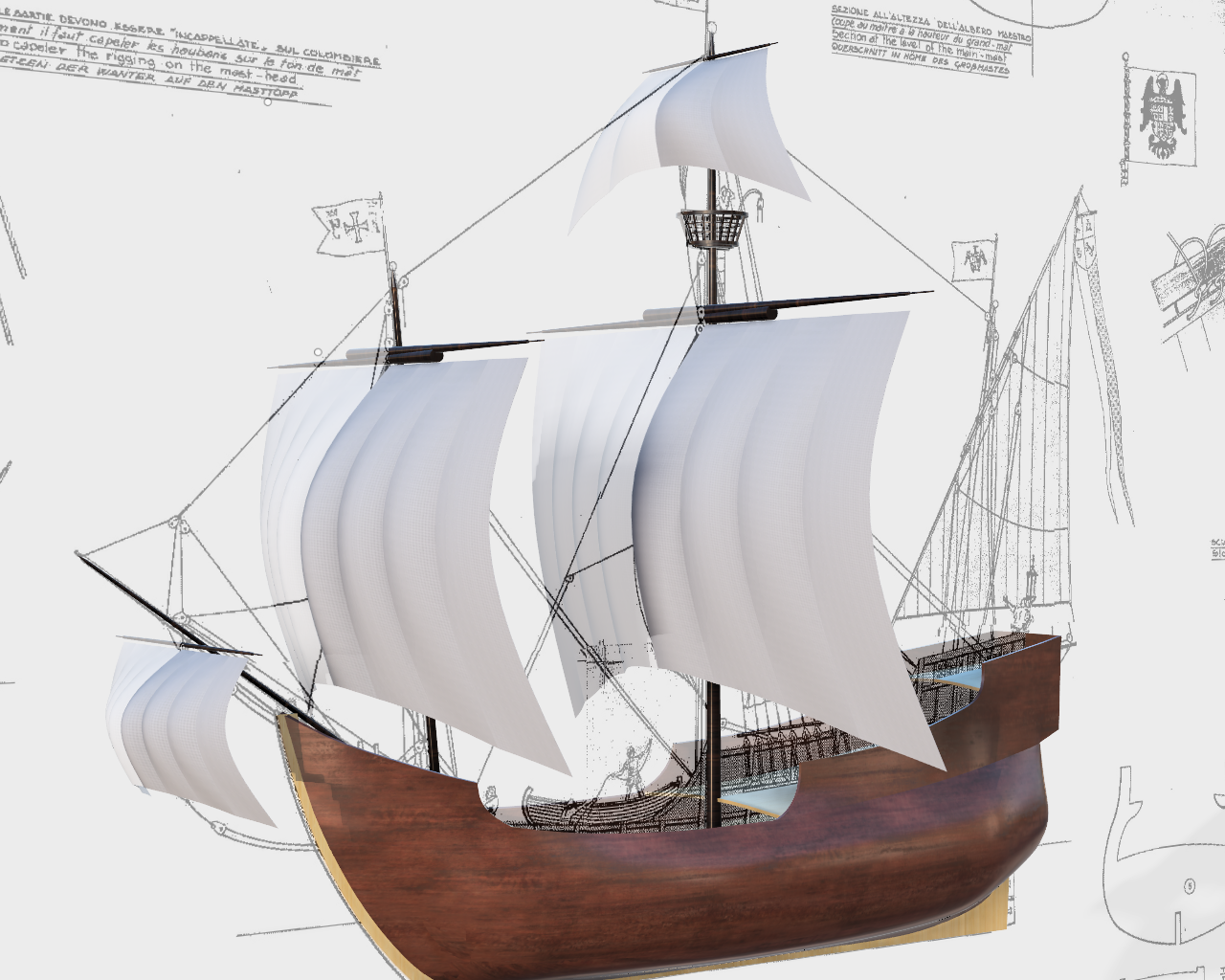 G048240-圣玛丽亚 (1)=轮船船体