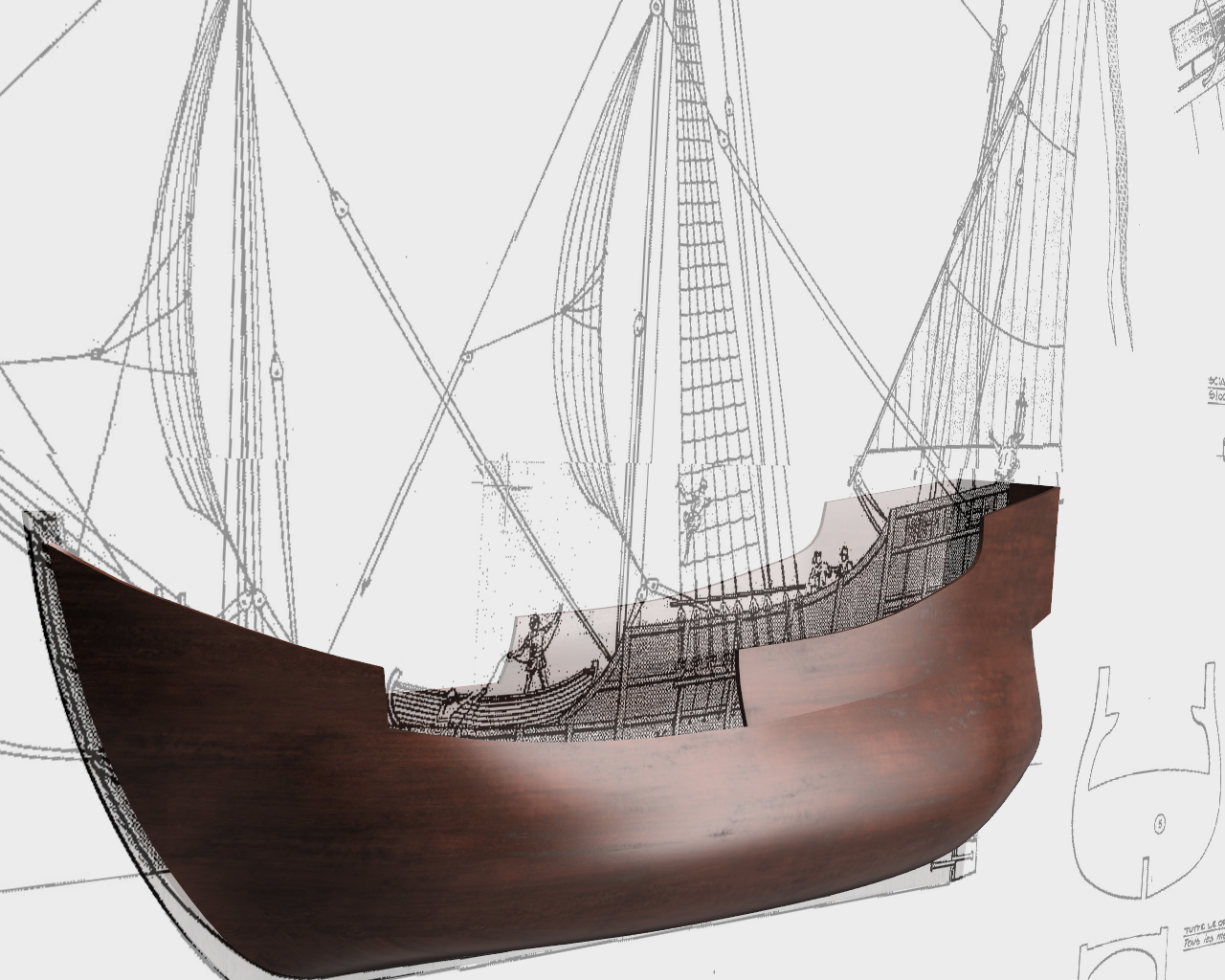 G048240-圣玛丽亚 (1)=轮船船体