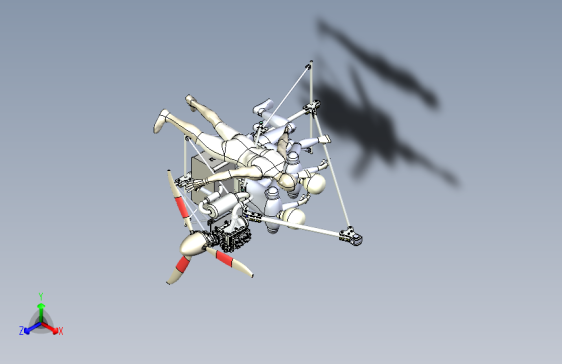 G048469-微型轻型飞机=轮船船体