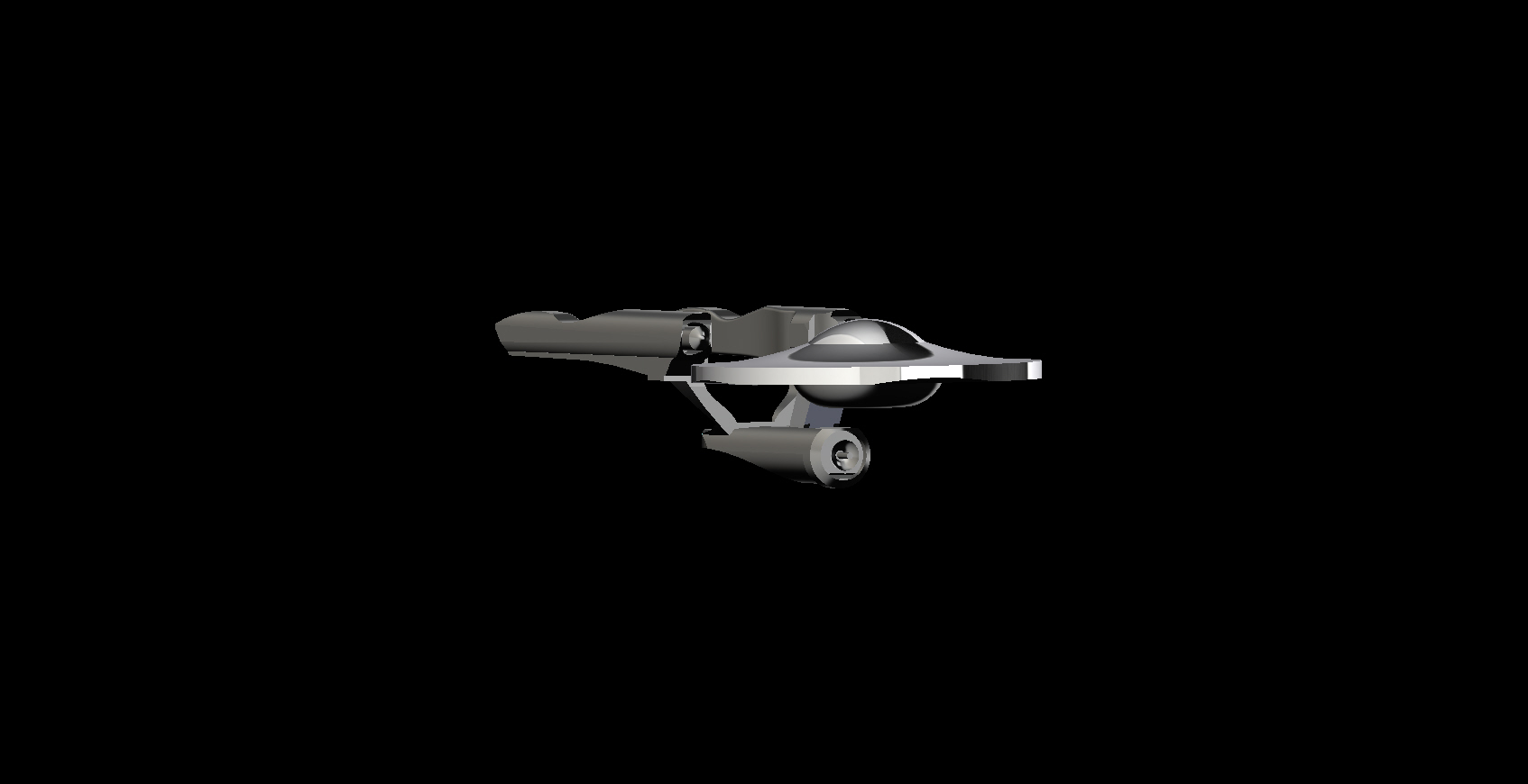 G048601-星际飞船企业号=轮船船体