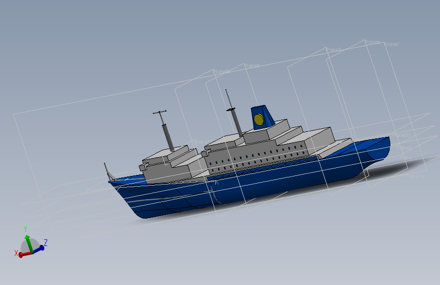 G048626-训练船金熊（CSU海洋学院）=轮船船体