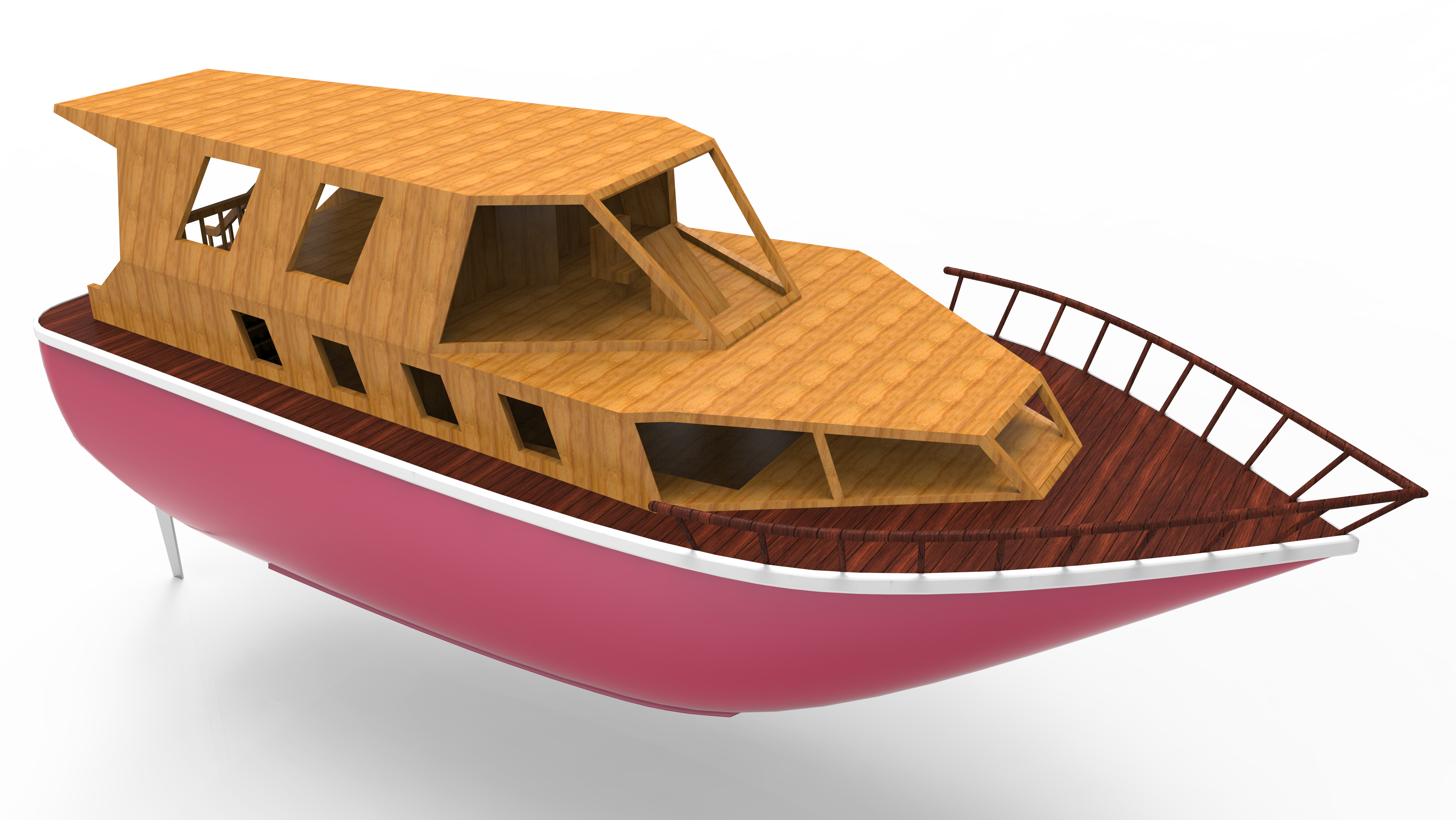 G048729-游艇 (5)=轮船船体