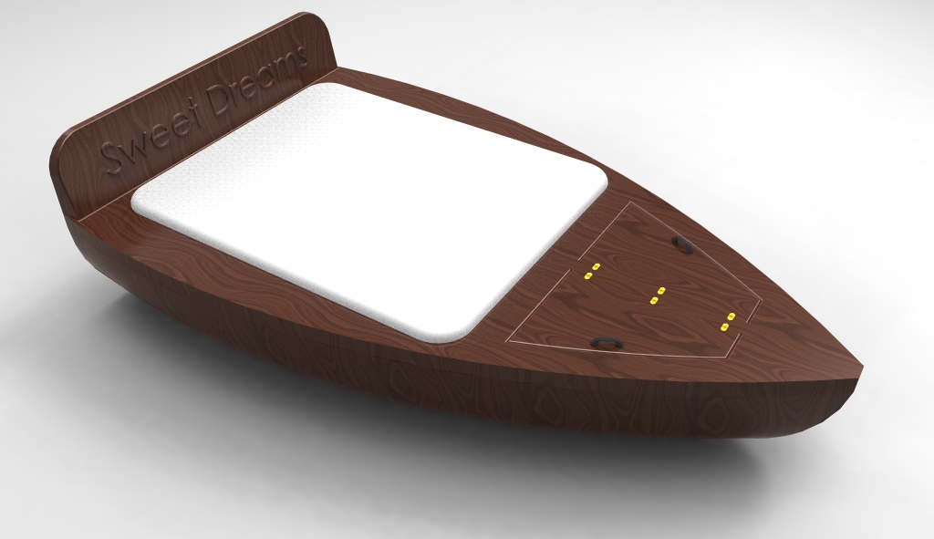 G048746-游艇床=轮船船体