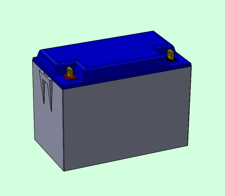 G048833-战斗出生100AH电池=轮船船体