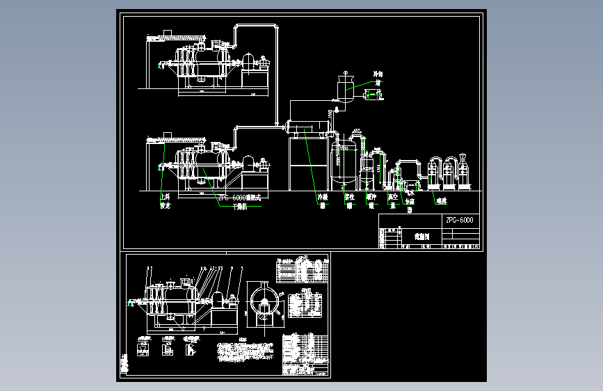 ZPG-6000型耙式干燥机组
