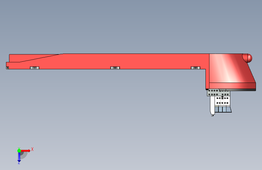 G048879-重型运输船=轮船船体 背面视图