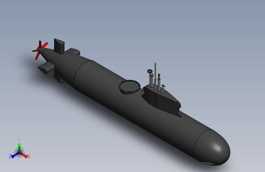 G048993-潜艇 (35)=潜艇潜水器