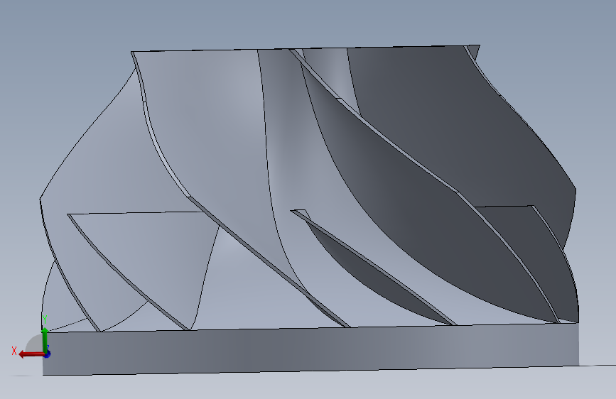 G049338-涡轮增压器叶轮 (4)=叶轮推进器