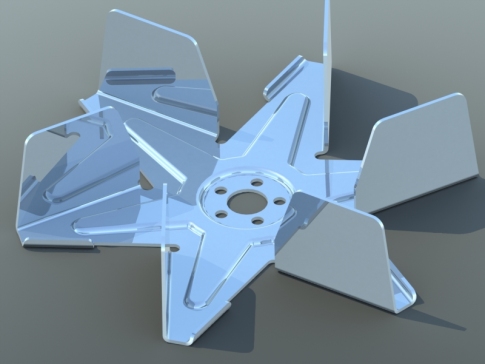 G049834-用薄板制作的叶轮=叶轮推进器