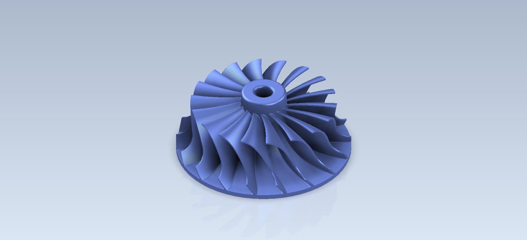 G049874-3D CAD 基础练习_ 涡轮增压器叶片_ 涡轮增压器叶轮_ Autodesk Inventor Pro (1)=叶轮推进器