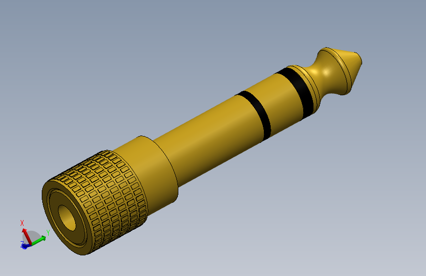 G050004-3.5mm 转 6.5mm 音频插孔针=液压螺旋千斤顶