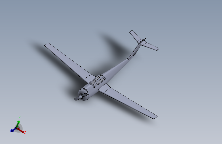 G050613-SolidWorks 飞行器与螺旋桨=螺旋桨