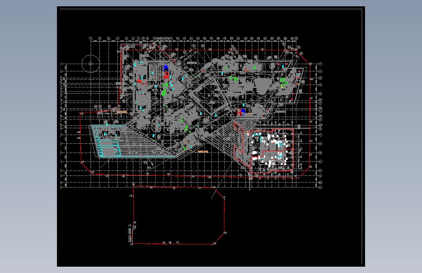 消防水电设计布置图纸(3)