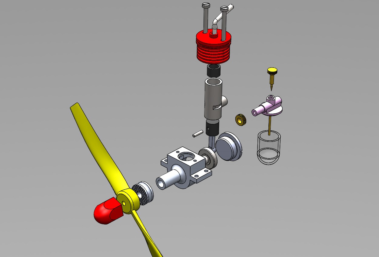 G050977-克兰福德家族0.24cc Aero Engine=螺旋桨