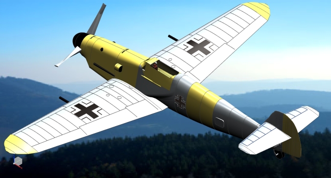 G051706-梅塞施密特 BF109=螺旋桨
