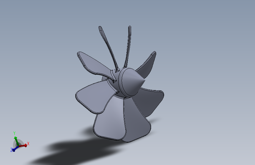 G051994-游艇螺旋桨 SolidWorks=螺旋桨