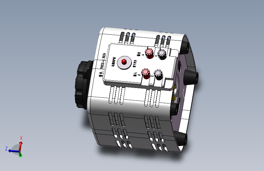 德力西接触调压器_SOLIDWORKS 2020_模型图纸下载 – 懒石网