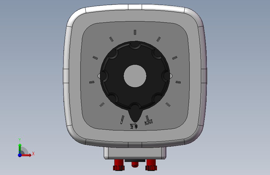 德力西接触调压器_SOLIDWORKS 2020_模型图纸下载 – 懒石网