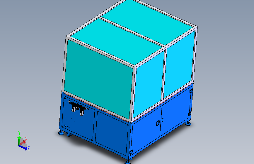 锂电池裁片机catia