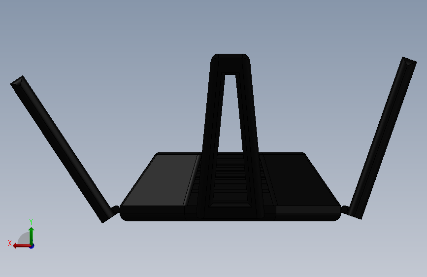 小米米路由器AX9000 Wifi 6路由器型号 背面视图