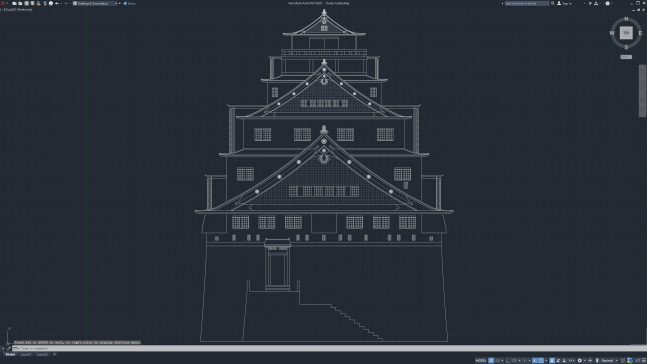 大阪城 2D 设计