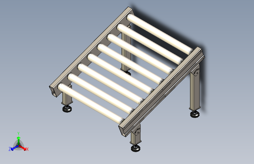 G039224-Gravity+roller+conveyor=输送机
