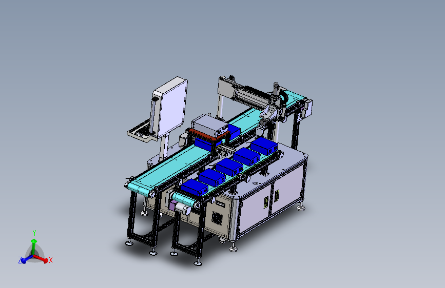 OCV检测分选机catia
