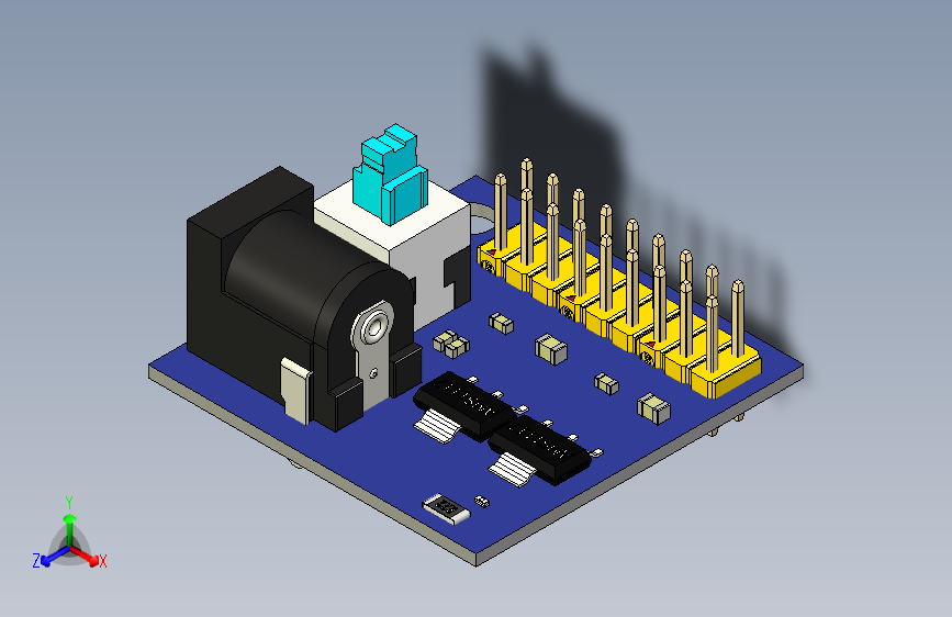 降压直流-直流转换器 12V 转 3.3V, 5V, 12V