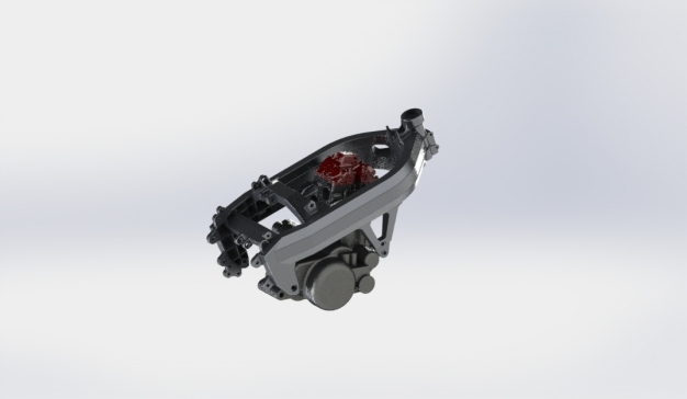 G052392-Cagiva Mito 125框架=发动机引擎