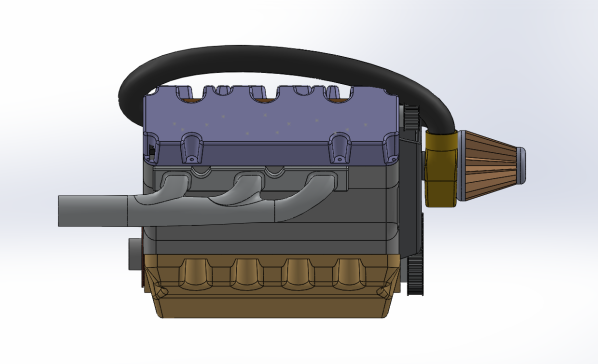 G052621-Solidworks V6 引擎=发动机引擎