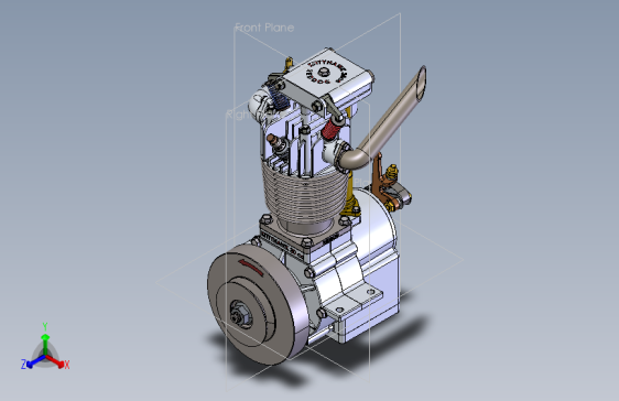 G052632-STH- reddog kittyhawk 30 cc OHV发动机。=发动机引擎