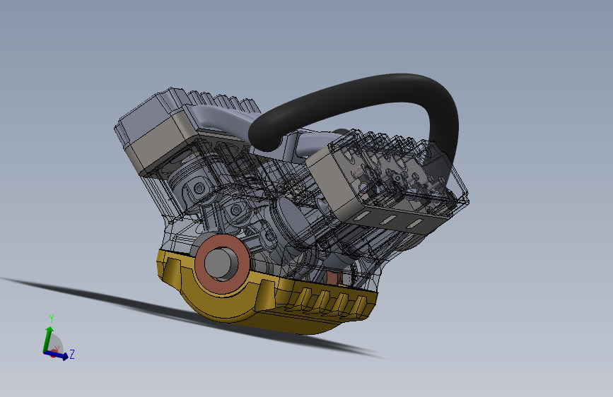 G052700-V6 模型发动机=发动机引擎