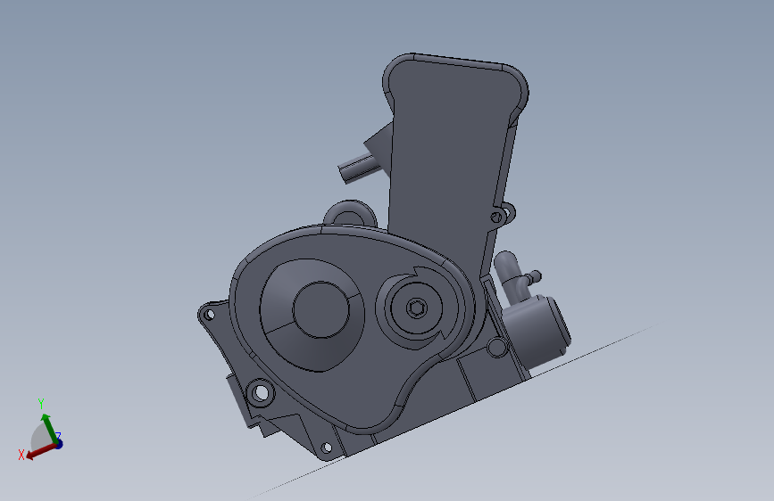 G053198-本田CBR600rr发动机的Solidworks模型。=发动机引擎