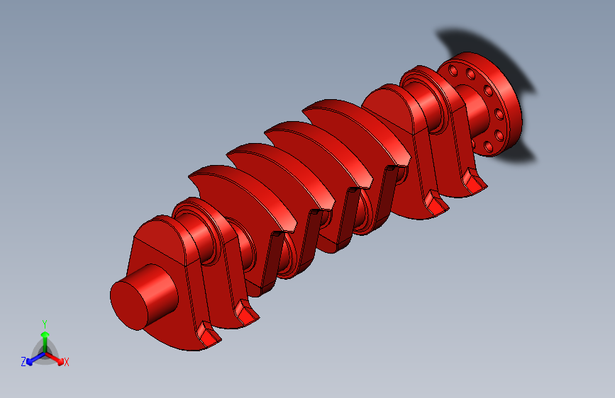 G053544-发动机 - 模拟 - Autodesk Inventor 2017=发动机引擎