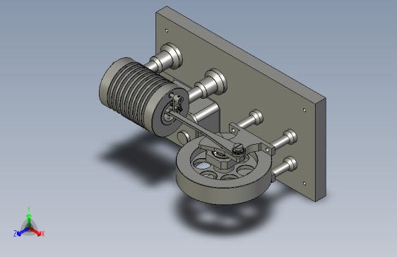 G053867-火焰舔者模型发动机=发动机引擎