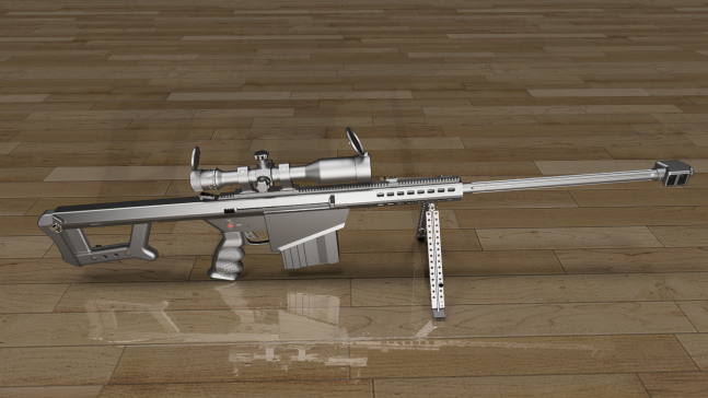 0040-巴雷特M82A1+barrett-m82a1=仅限虚拟游戏设计，不可制作实物，否则后果自负